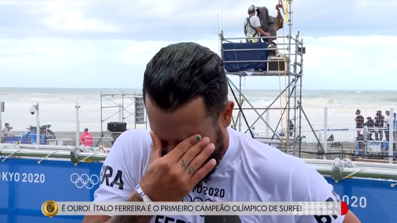 VÍDEO: Italo se emociona, lembra da avó e diz qual frase levou para Tóquio