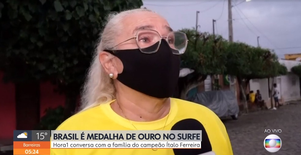 Mãe de Ítalo Ferreira diz que filho prometeu ouro: "Menino muito especial"