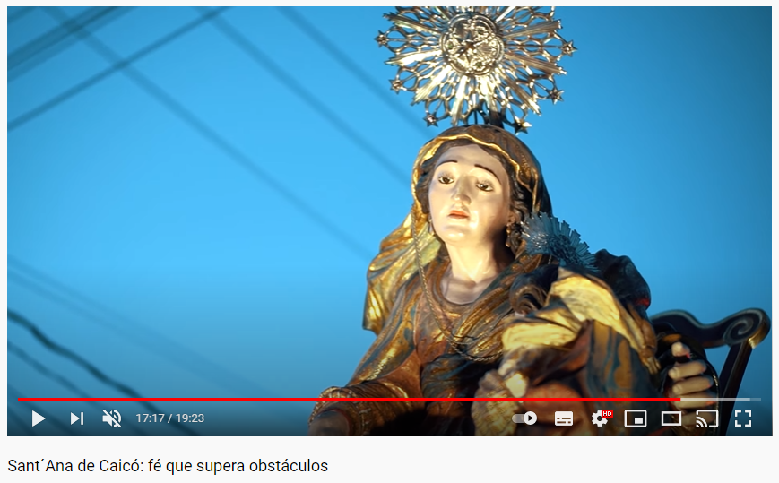 Documentário conta como foi a organização da Festa Sant´Ana em tempos de pandemia