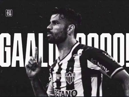 Atlético-MG oficializa a contratação de Diego Costa