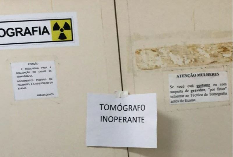 Governadora visita hospital em Mossoró e encontra tomógrafo quebrado