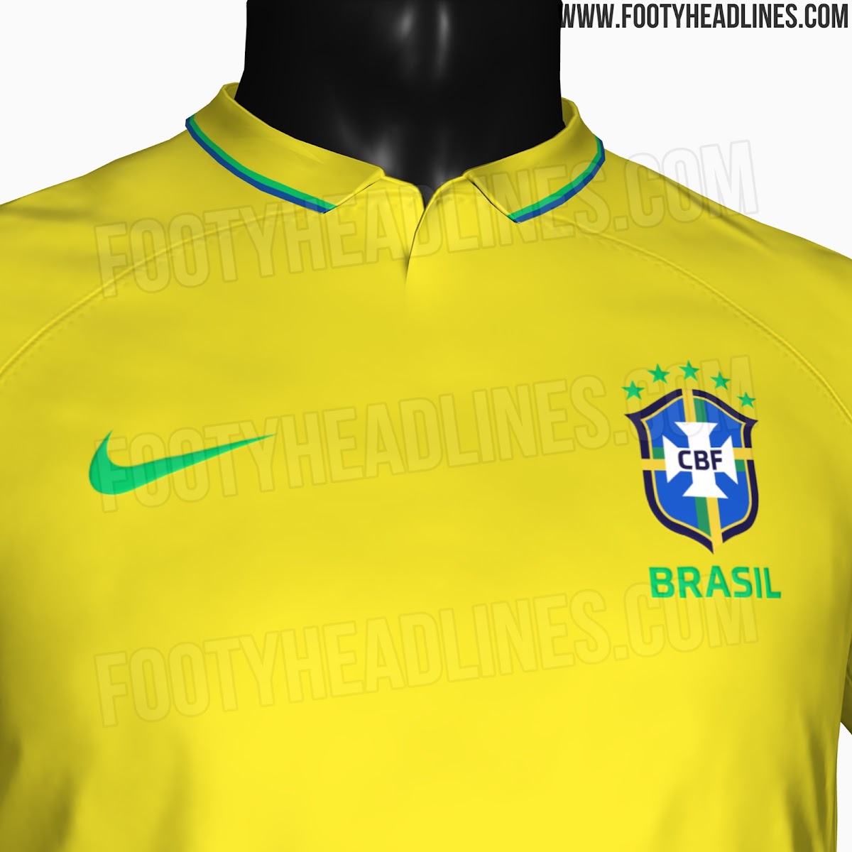 Vazam imagens da suposta camisa da seleção brasileira para a Copa do Mundo de 2022; confira