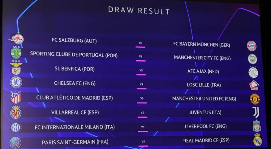 Uefa define confrontos das oitavas da Champions; veja jogos