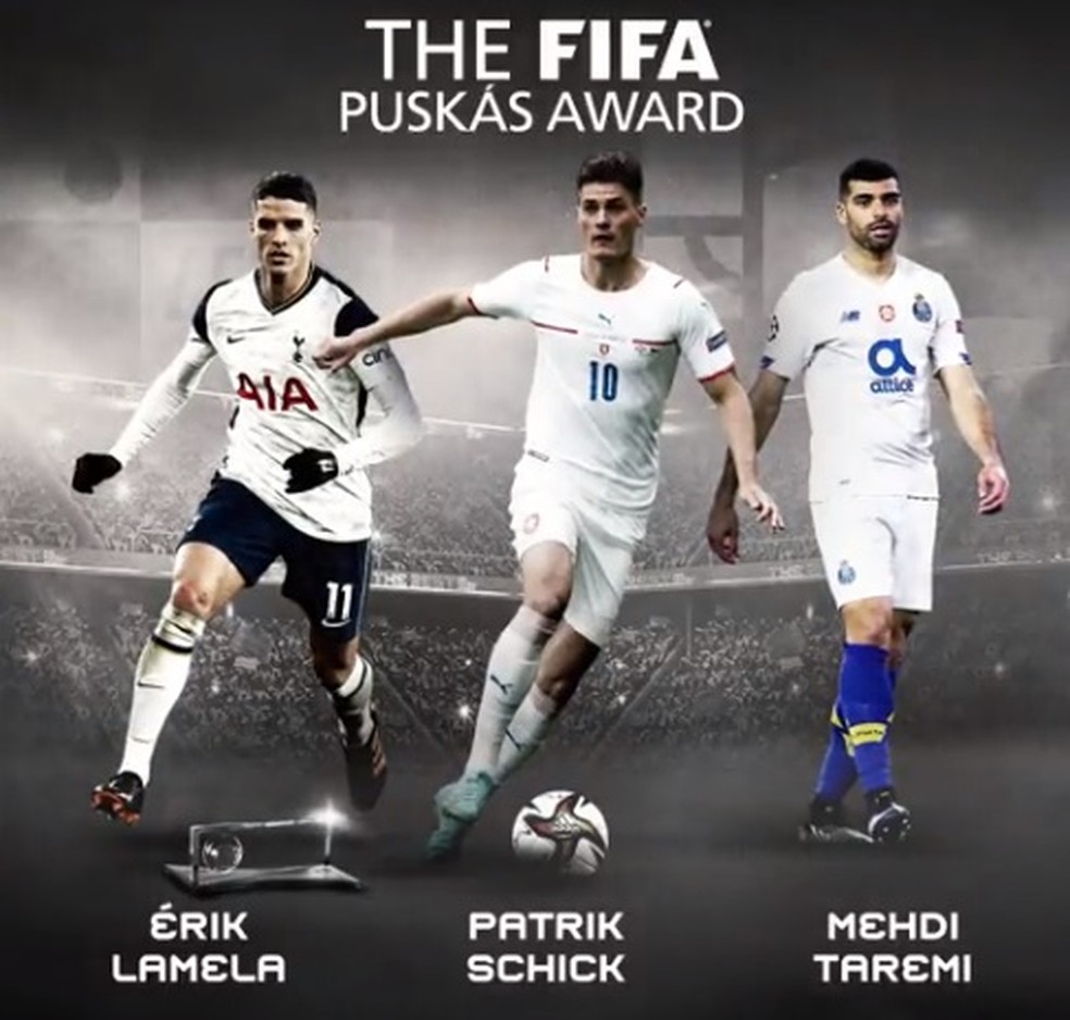 Fifa divulga os três golaços finalistas do prêmio Puskás; assista!
