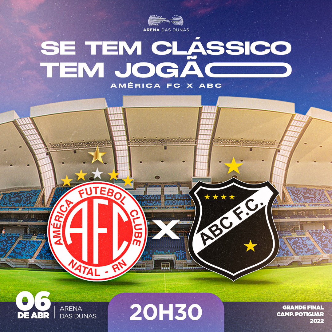 AO VIVO: América e ABC decidem segundo turno do Estadual; Assista