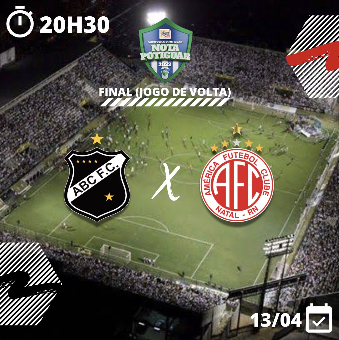 AO VIVO: ABC e América decidem título do Estadual; assista ao jogo
