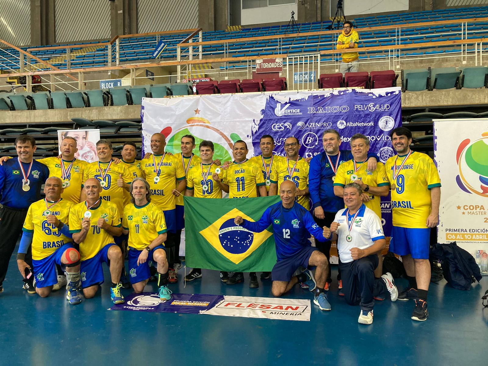 Atletas do RN se destacam em série de vitórias do Brasil na Copa América de Handebol Master