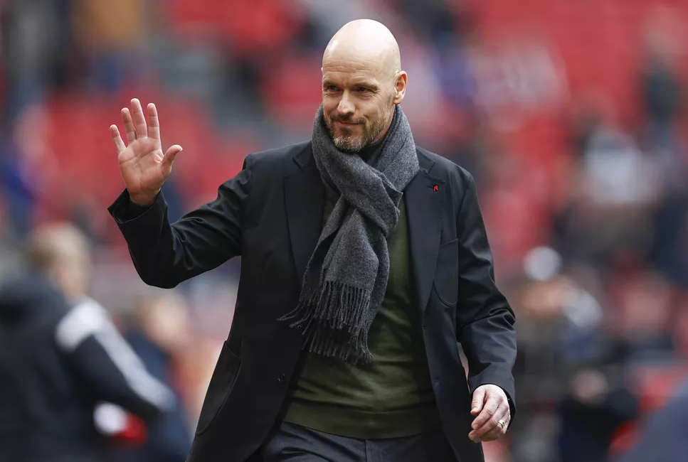 Manchester United anuncia Erik Ten Hag como novo técnico a partir da próxima temporada