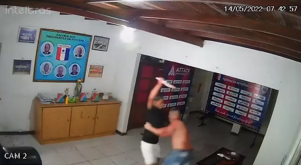 Cena forte! Presidente da Federação de Futsal do Pará é esfaqueado na sede da entidade