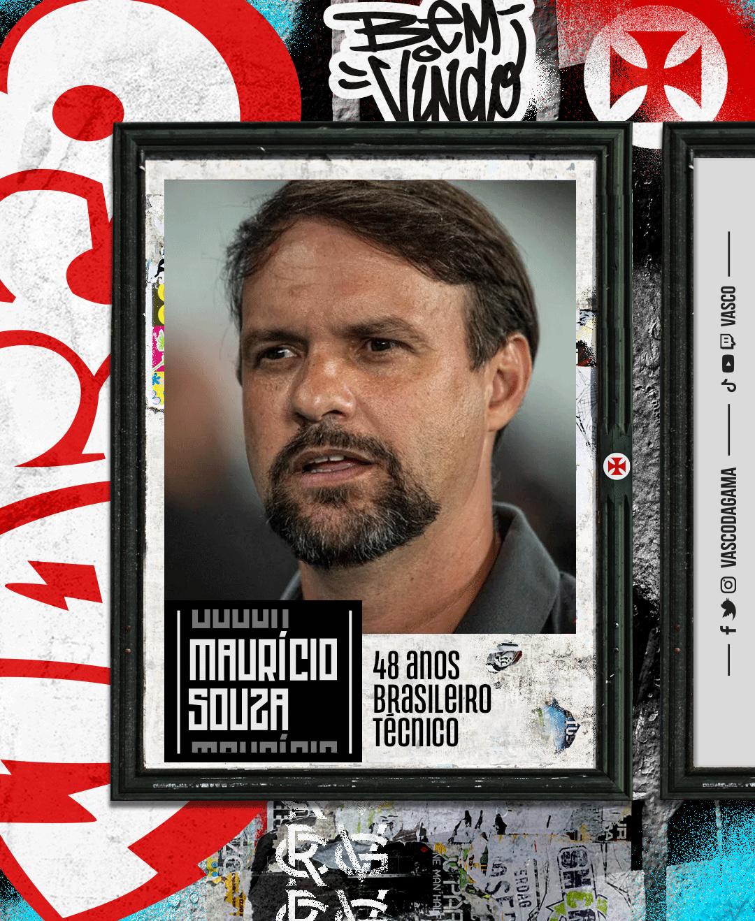 Vasco anuncia Maurício Souza como novo treinador