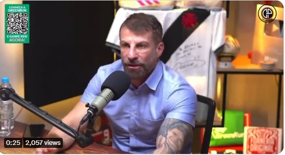 VÍDEO: Ex-jogador e comentarista da Globo revela depressão profunda