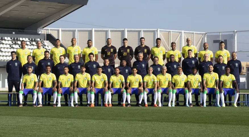 Seleção Brasileira divulga foto oficial da Copa do Mundo do Catar