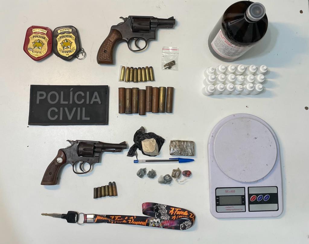 Polícia Civil prende membros de facção e um homem morre durante troca de tiros