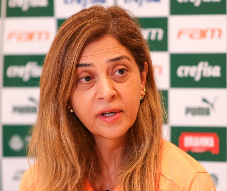 Leila ataca "soberba enorme" do Flamengo e diz que Palmeiras não vai se curvar