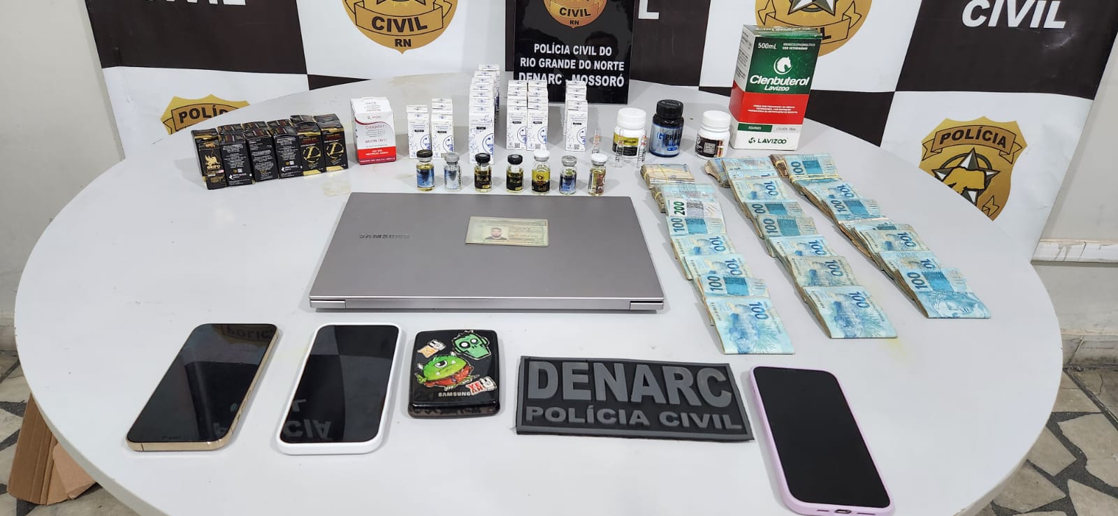 Homem é preso por venda ilegal de anabolizantes em operação em condomínio de luxo de Mossoró