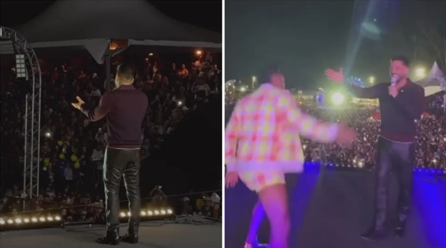 [VÍDEO] Wesley Safadão retorna aos palcos após pausa para cuidar da saúde mental: 'Mais um obstáculo vencido'