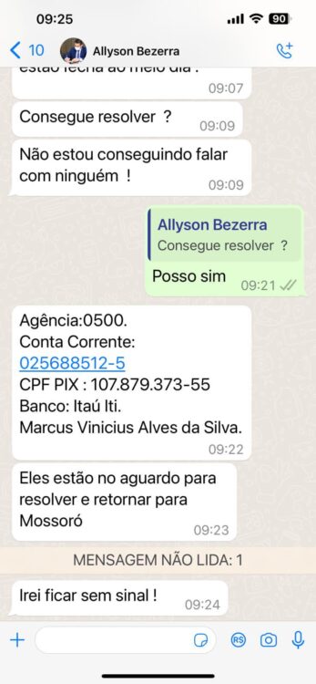 Criminosos se passam por prefeito de Mossoró e tentam aplicar golpe