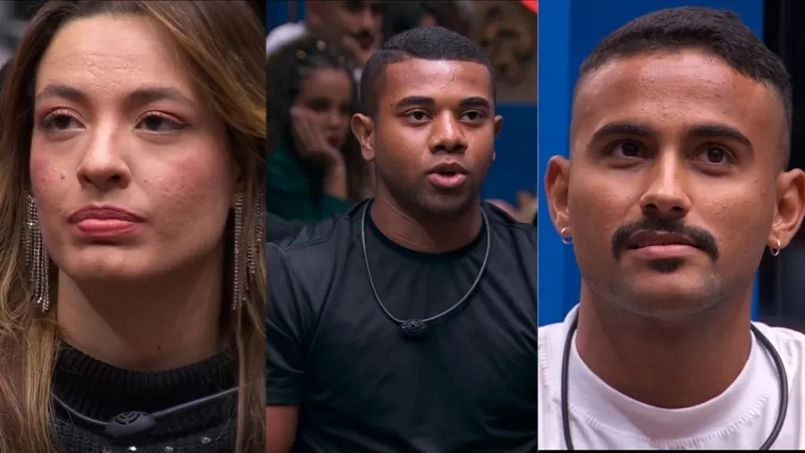 BBB 24: Beatriz, Lucas Pizane e Davi estão no 3º Paredão