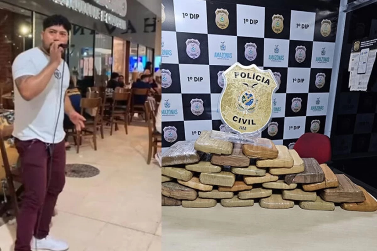 Cantor de forró é preso com drogas avaliadas em R$ 200 mil